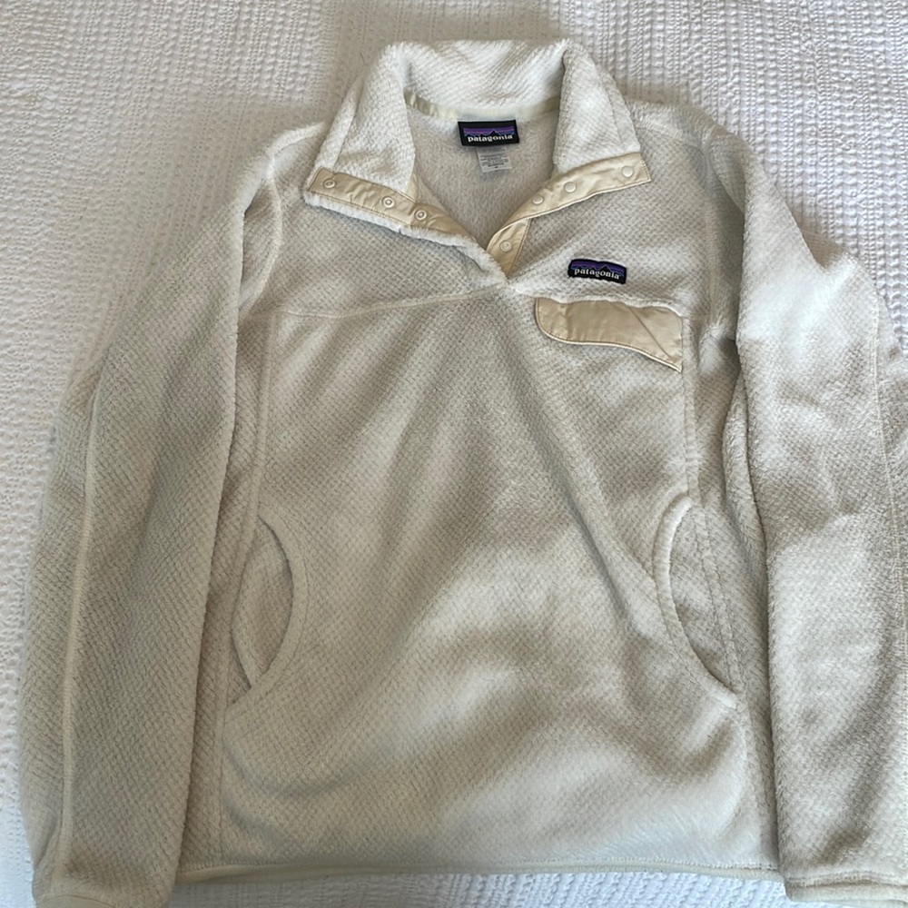 Patagonia Re-Tool Snap-T® Fleece Pullover Cream